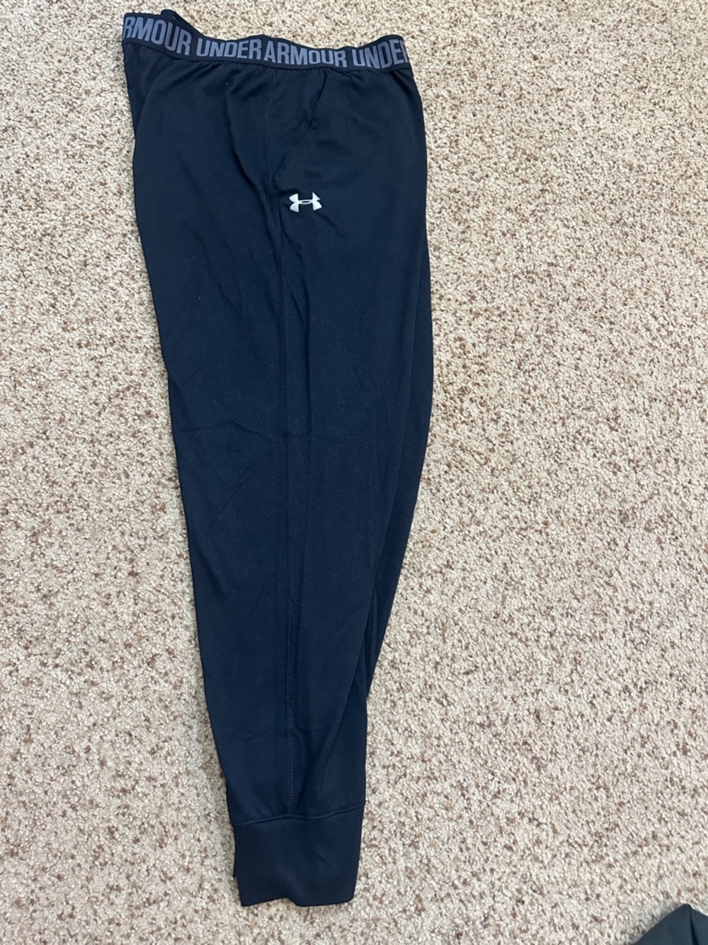 Under Armour Black Logo Waistband Joggers
